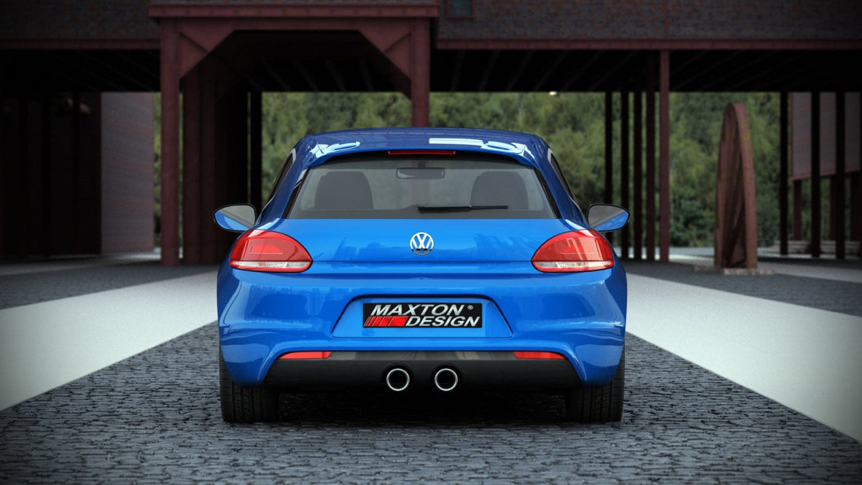 REAR VALANCE VW SCIROCCO III R WITH 2 EXHAUST HOLES