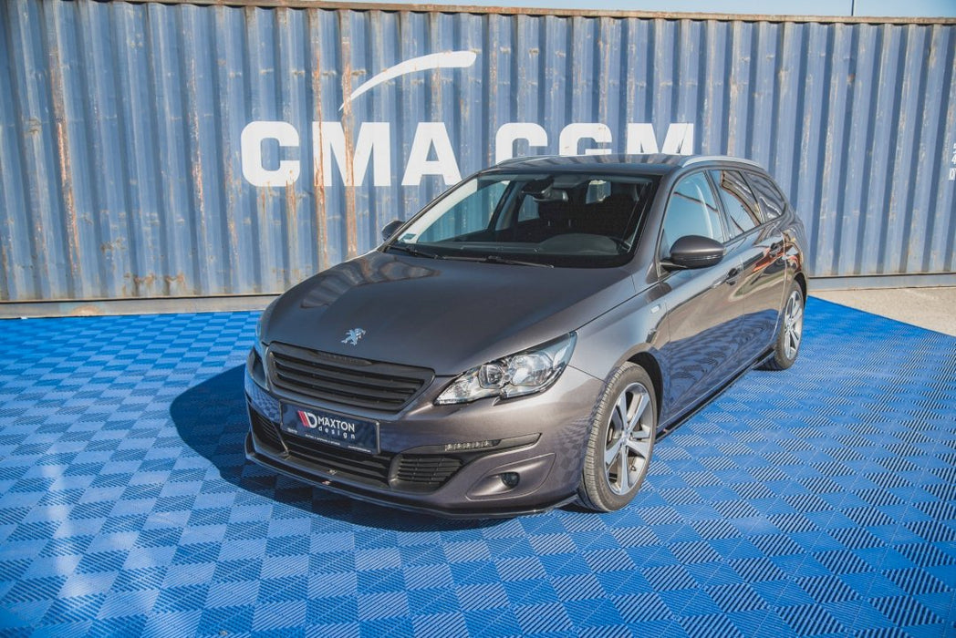 FRONT SPLITTER V1 PEUGEOT 308 MK2 FACELIFT (2017-)