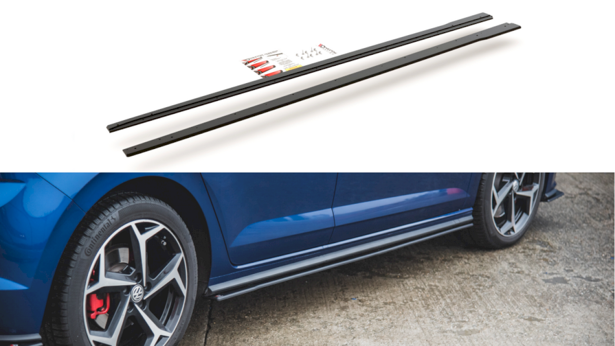 MAXTON RACING SIDE SKIRTS DIFFUSERS VW POLO GTI MK6 (2017-)