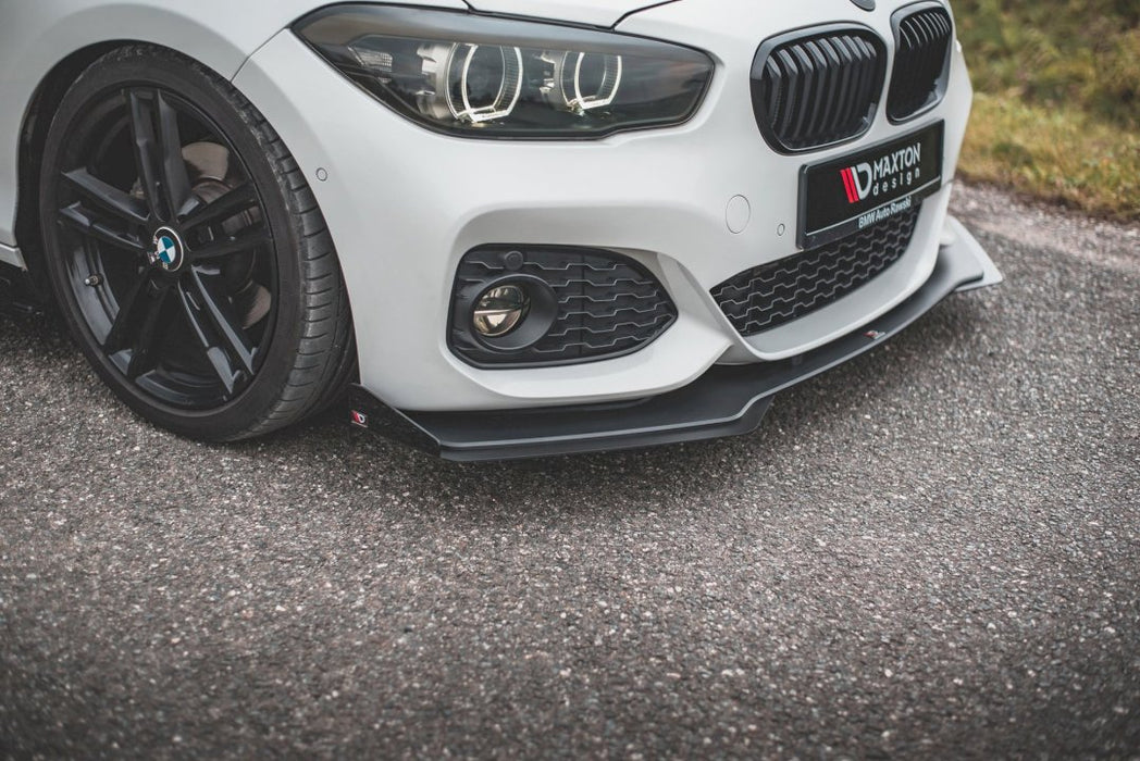 STREET PRO RACING DURABILITY FRONT SPLITTER V3 (+FLAPS) BMW 1 F20 M-PACK FACELIFT / M140I (2015-2019)