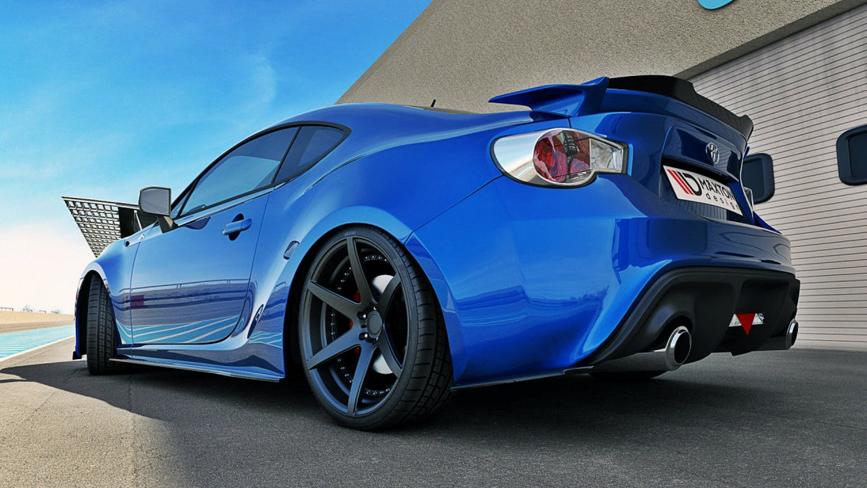 REAR SIDE SPLITTERS TOYOTA GT86 (2012-2016)