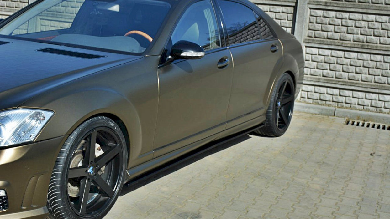 SIDE SKIRTS DIFFUSERS MERCEDES S-CLASS W221 AMG LWB