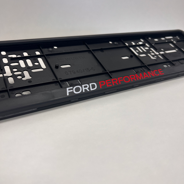 Ford Performance Number Plate Holder Set Of 2