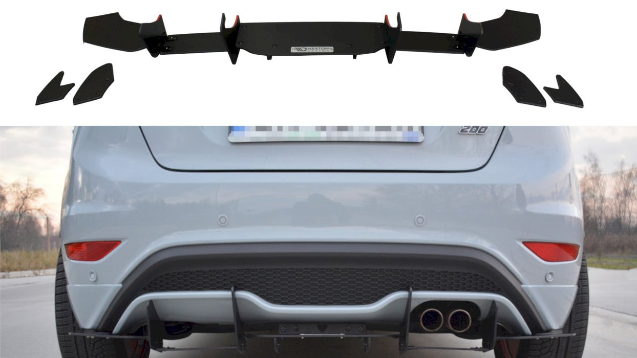REAR DIFFUSER FORD FIESTA MK7 ST FACELIFT (2013-2017)
