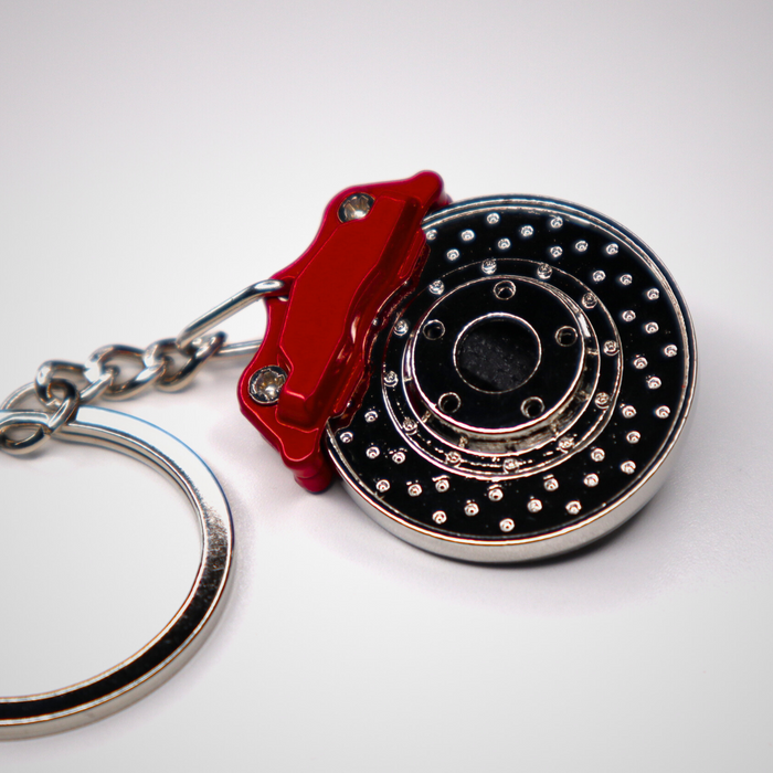 Rotatable Brake Disc Keychain – Creative Metal Design in 5 Colours