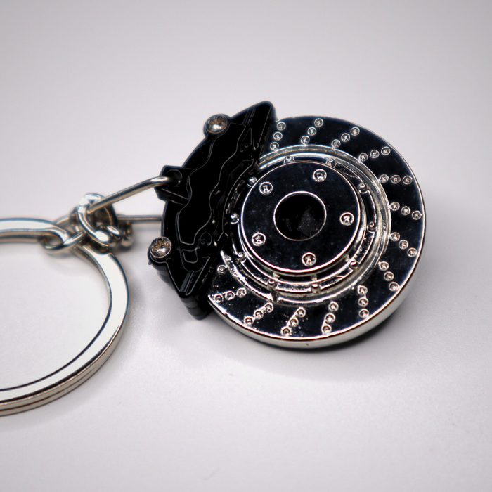 Rotatable Brake Disc Keychain – Creative Metal Design in 5 Colours