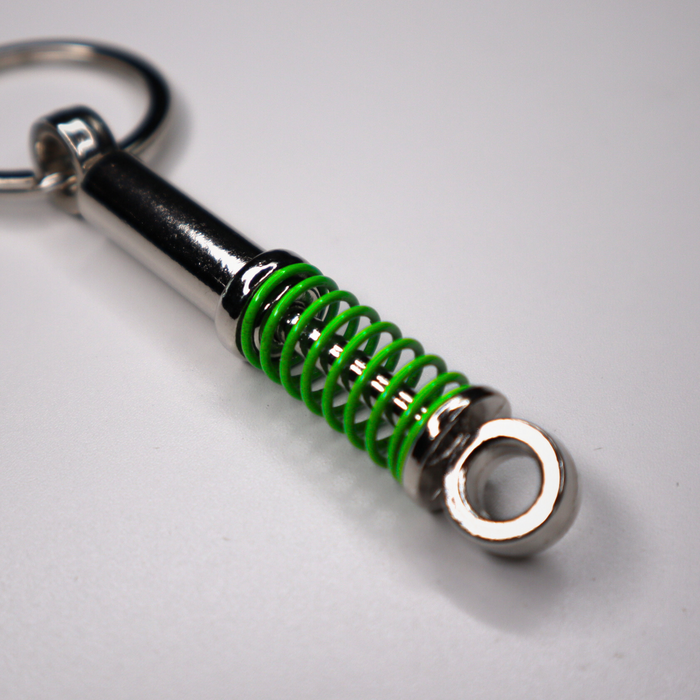 Miniature Strut Keyring with Coloured Spring – Choose from 5 Colours