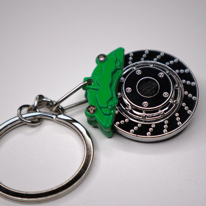 Rotatable Brake Disc Keychain – Creative Metal Design in 5 Colours