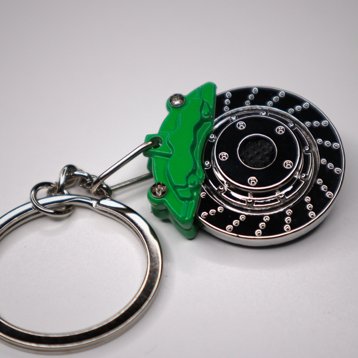 Disc Rotor Key Chain Rotatable Brake Disc Keychain – Creative Metal Design in 5 Colours ...