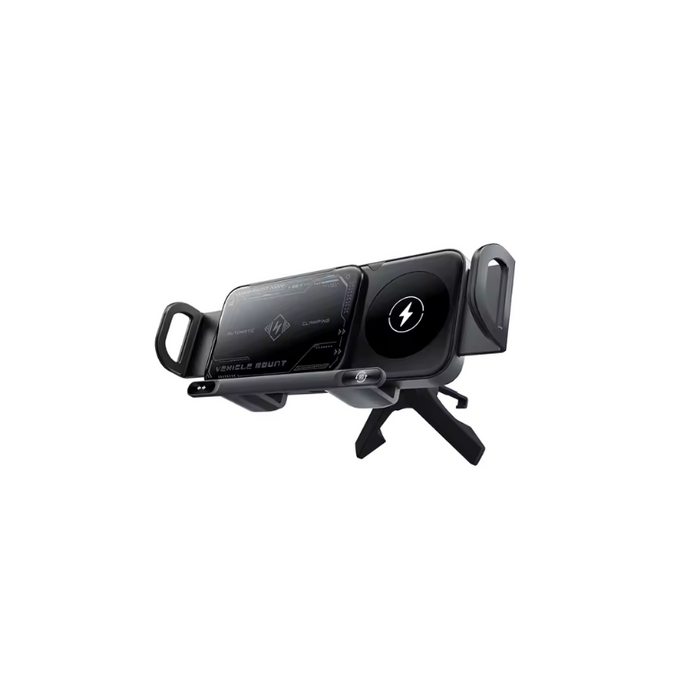 Emerald VoltLock Pro – Auto-Rotate Wireless Charging Mount