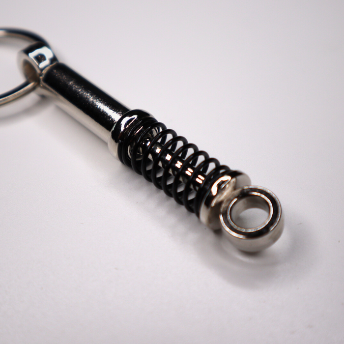 Miniature Strut Keyring with Coloured Spring – Choose from 5 Colours