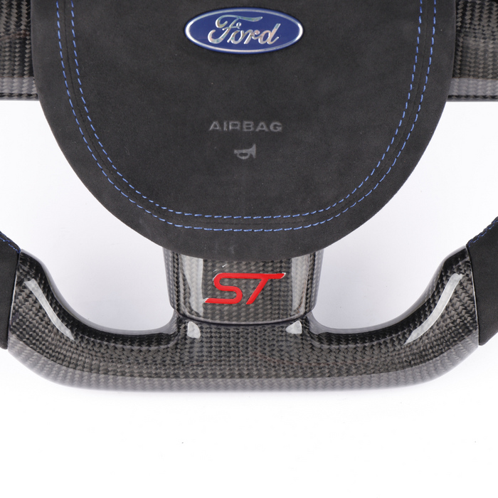 Ford Focus Genuine Carbon Fibre Flat Bottom Steering Wheel