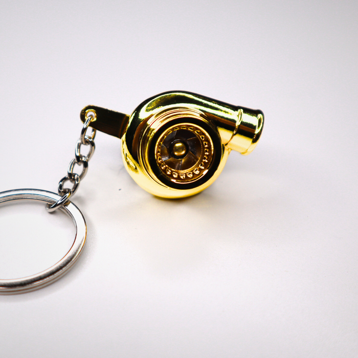 Turbo Keyring with Spinning Turbine – Choose from 6 Colours