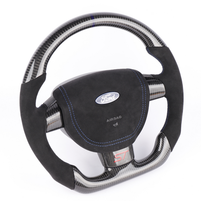 Ford Focus Genuine Carbon Fibre Flat Bottom Steering Wheel