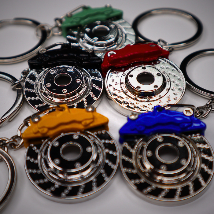 Rotatable Brake Disc Keychain – Creative Metal Design in 5 Colours