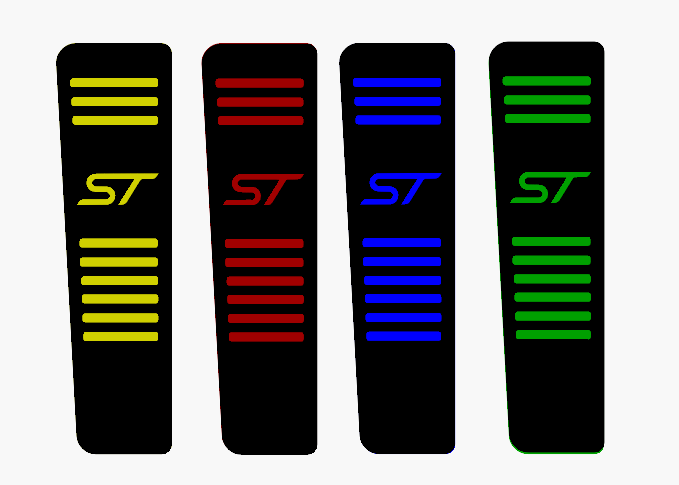 Dead Pedal (Multiple Designs & Colours) - Ford Focus MK3 / 3.5 All Models (2010-2018)