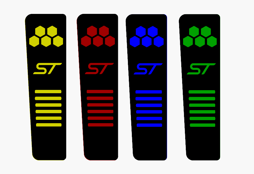 Dead Pedal (Multiple Designs & Colours) - Ford Fiesta MK7 / 7.5 All Models (2008-2017)