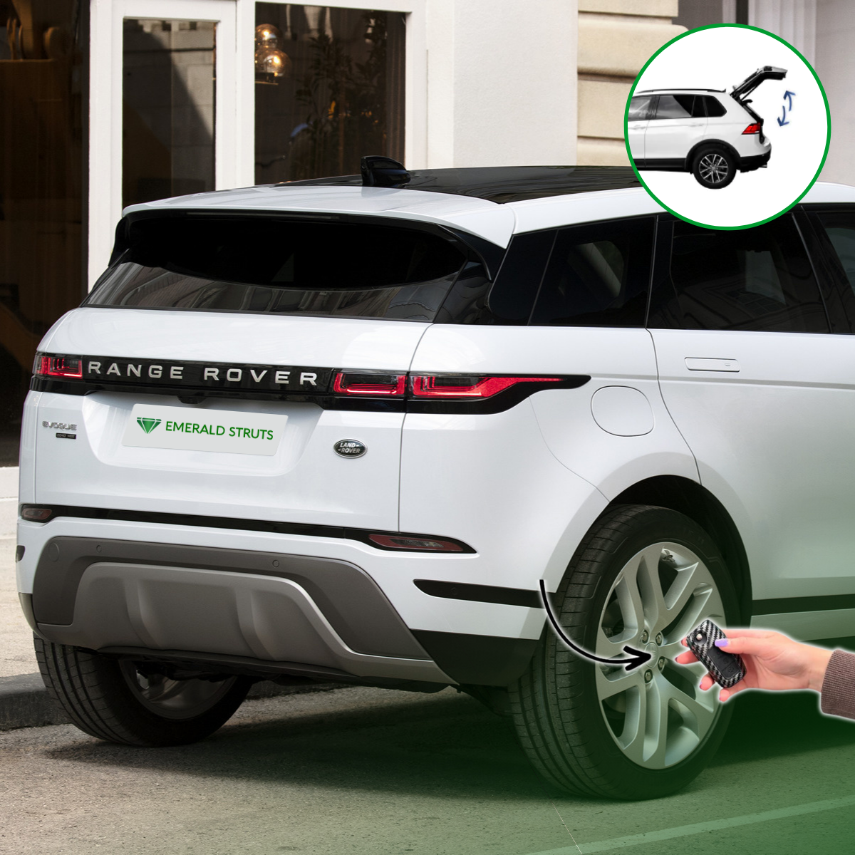 Evoque tailgate discount