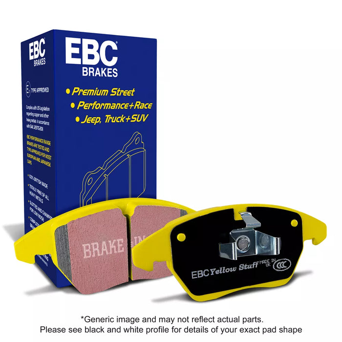 EBC Yellow Stuff 4000 Brake Pads Seat Leon MK3 5F Cupra 280