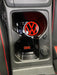 VW Golf MK8 - Cup Holder Inserts With Logo - Car Enhancements UK