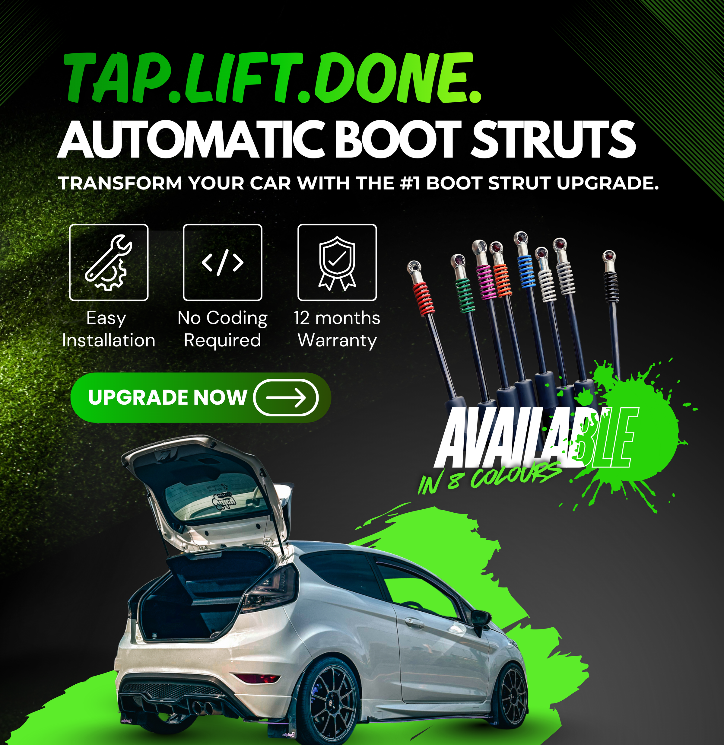 Emerald Struts - Open Your Car Boot Automatically!