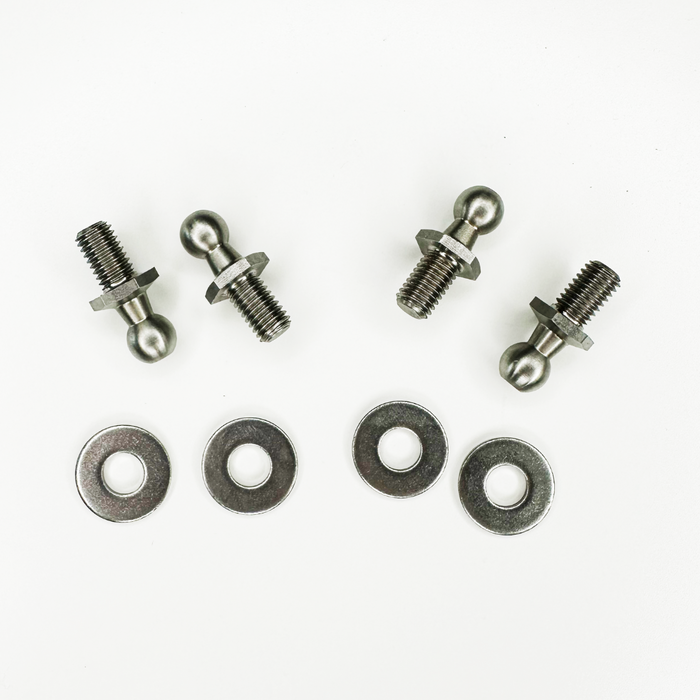 Stainless Steel Ball Studs and Washers Set