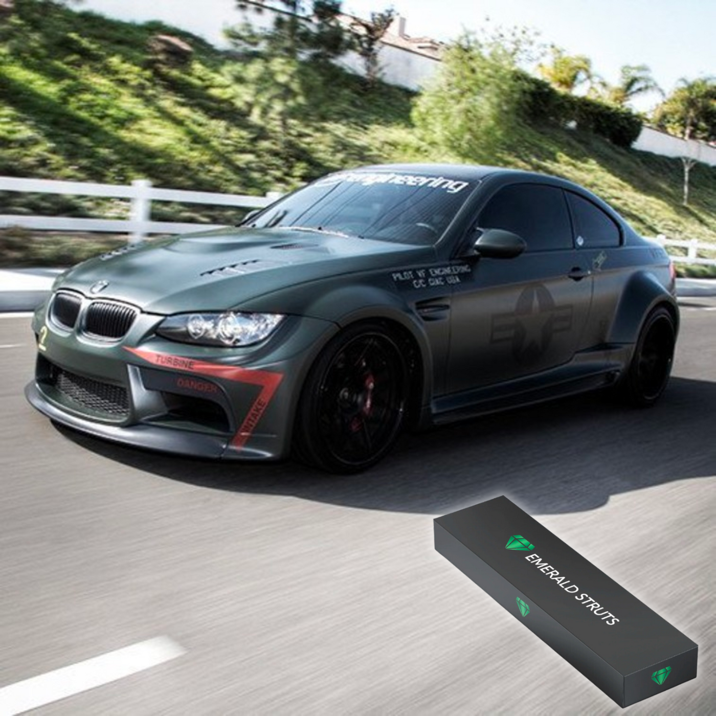 BMW E92 Automatic Boot Struts — Emerald Struts