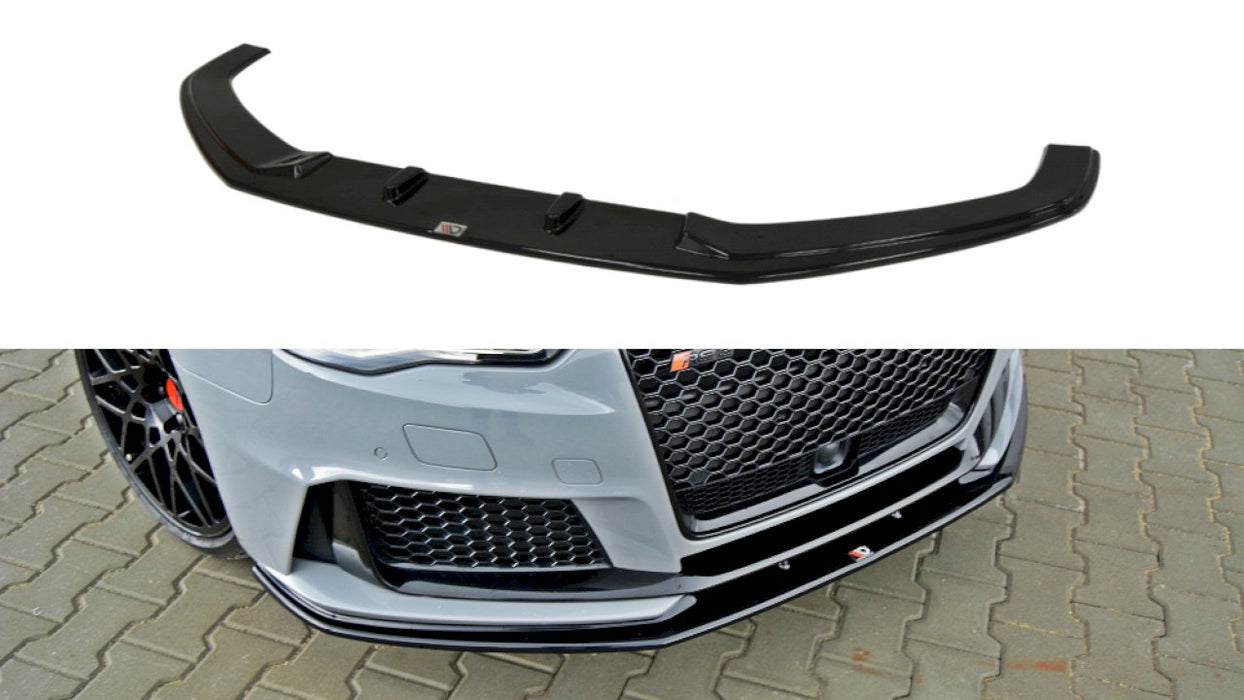 FRONT SPLITTER V.2 AUDI RS3 8VA SPORTBACK PRE-FACELIFT (2015-2016)