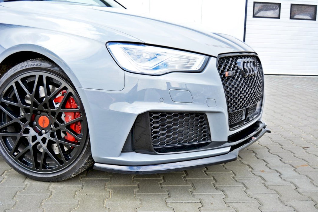 FRONT SPLITTER V.1 AUDI RS3 8VA SPORTBACK PRE-FACELIFT (2015-2016)