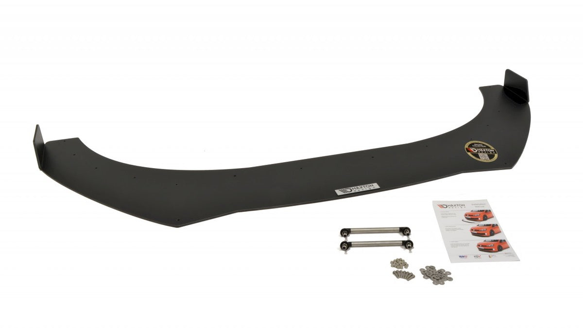 Spoiler Anteriore Per Audi TT MK2 (2007-2014) - In ABS Nero, Splitter Paraurti, Stile Sportivo