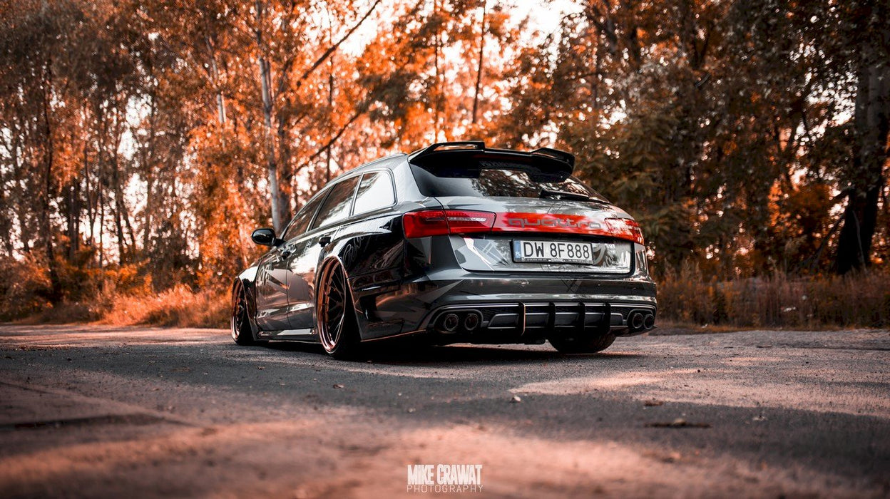 AUDI S6 C7 AVANT WIDE BODY + SET OF CARBON SPLITTERS