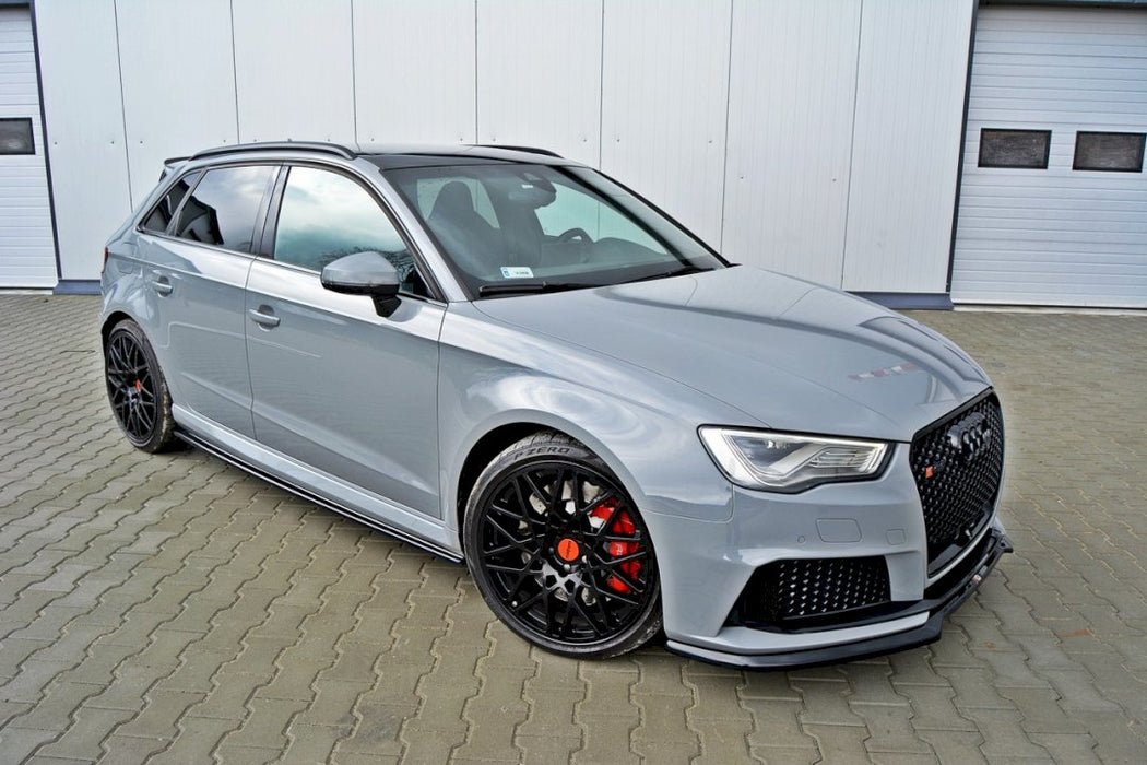 FRONT SPLITTER V.2 AUDI RS3 8VA SPORTBACK PRE-FACELIFT (2015-2016)