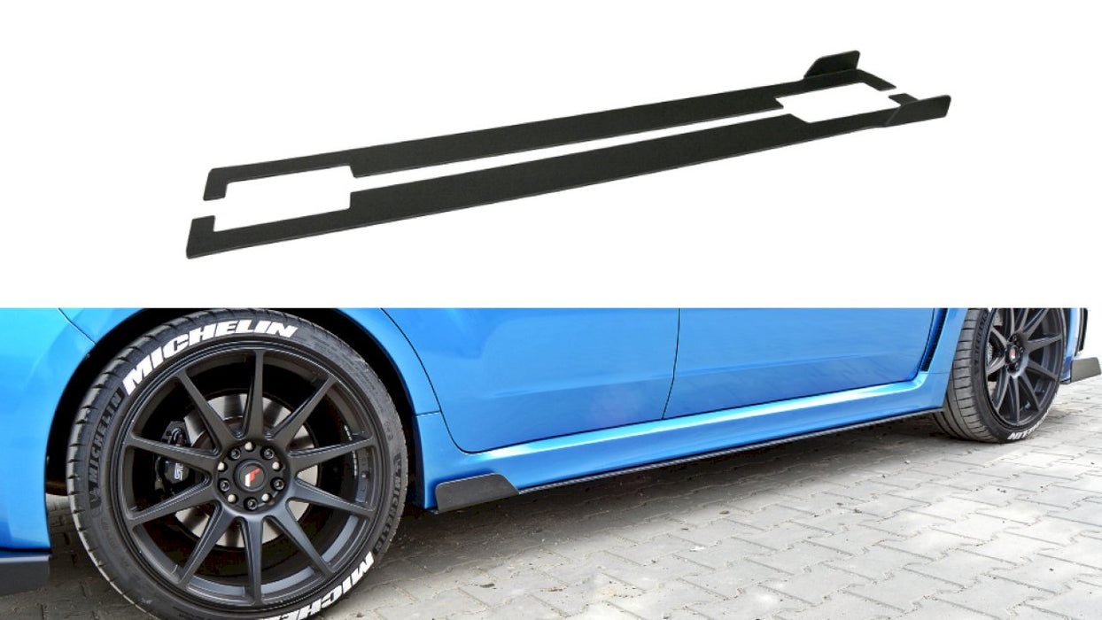 RACING SIDE SKIRTS DIFFUSERS SUBARU IMPREZA WRX STI 2009-2011