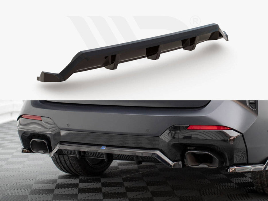 CENTRAL REAR SPLITTER (VERTICAL BARS) BMW X3 M-PACK G01 FACELIFT