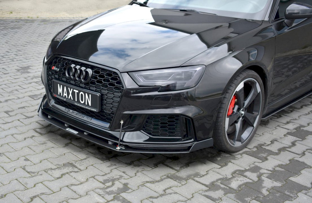 FRONT RACING SPLITTER V.2 AUDI RS3 8V FACELIFT SPORTBACK (2017-20)