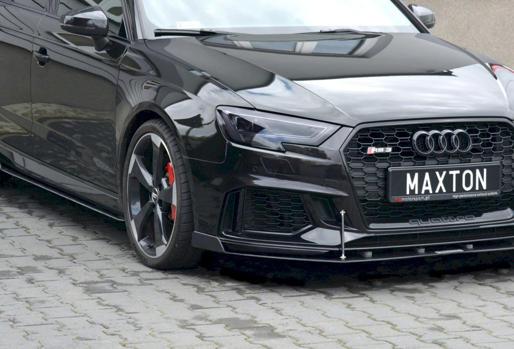 FRONT RACING SPLITTER V.2 AUDI RS3 8V FACELIFT SPORTBACK (2017-20)