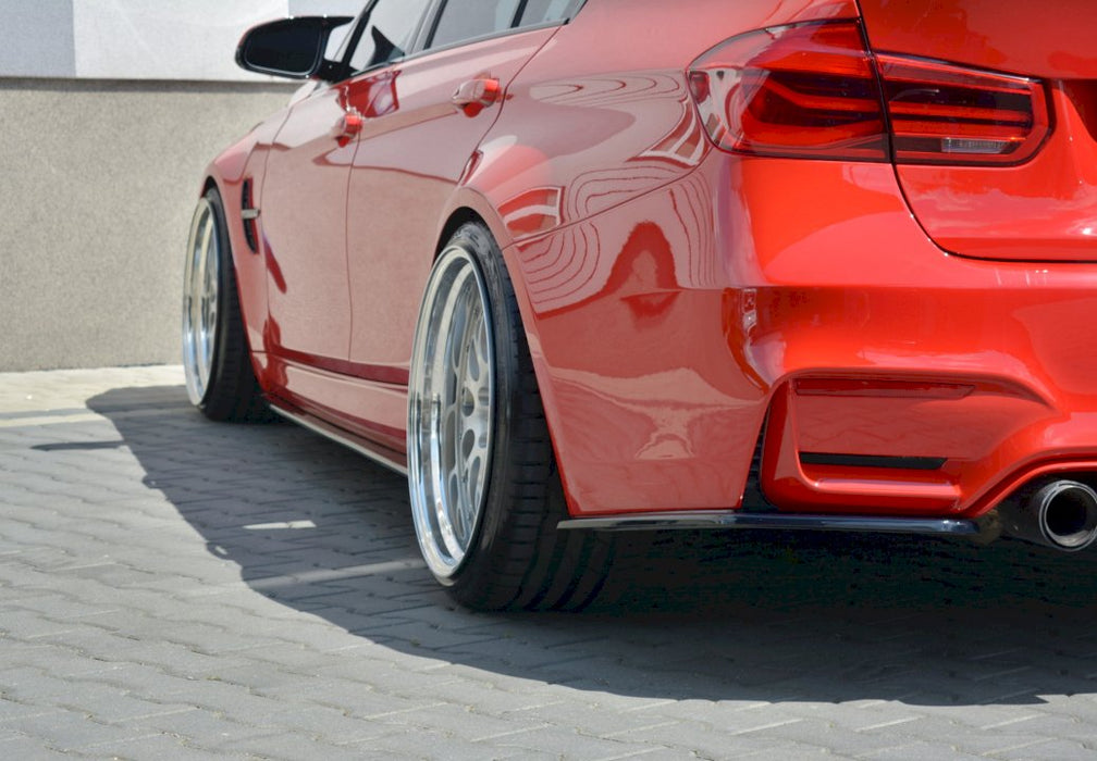 REAR SIDE SPLITTERS V.1 BMW M3 F80 (2014-18)