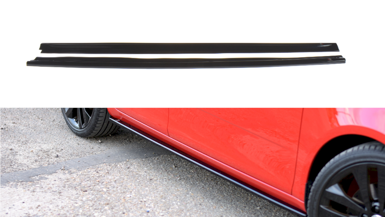 SIDE SKIRTS DIFFUSERS SKODA FABIA MK2 RS (2010-2014)