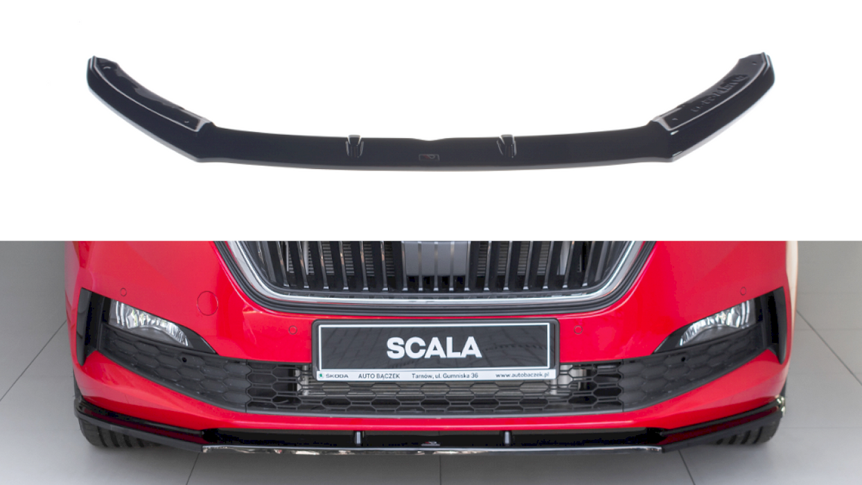 FRONT SPLITTER V.1 SKODA SCALA (2019-UP)