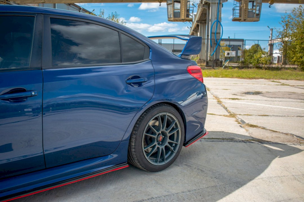 REAR SIDE SPLITTERS V.2 SUBARU WRX STI