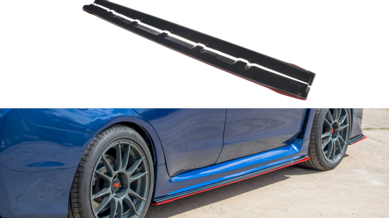 SIDE SKIRTS DIFFUSERS V.2 SUBARU WRX STI