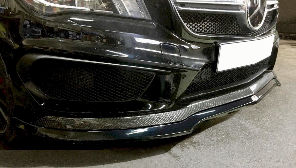 FRONT SPLITTER V.1 MERCEDES CLA 45 AMG C117 (PRE-FACELIFT)