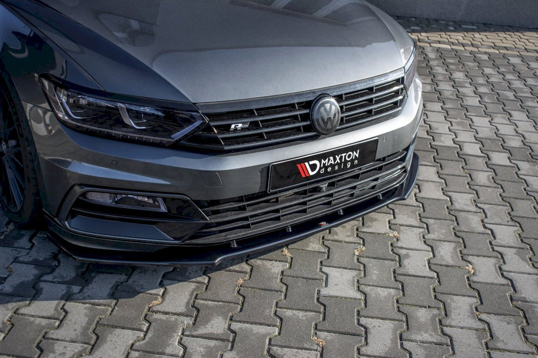 FRONT SPLITTER V.1 VOLKSWAGEN PASSAT R-LINE B8 (2015-19)