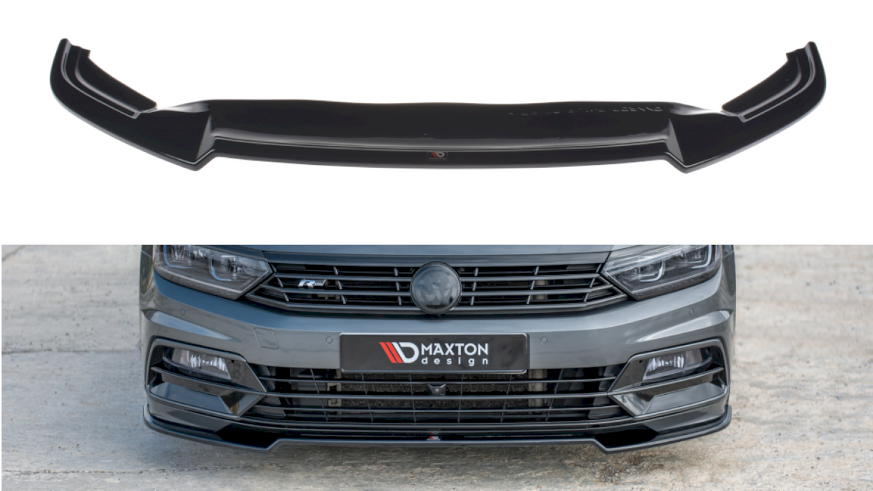 FRONT SPLITTER V.2 VOLKSWAGEN PASSAT R-LINE B8 (2015-19)