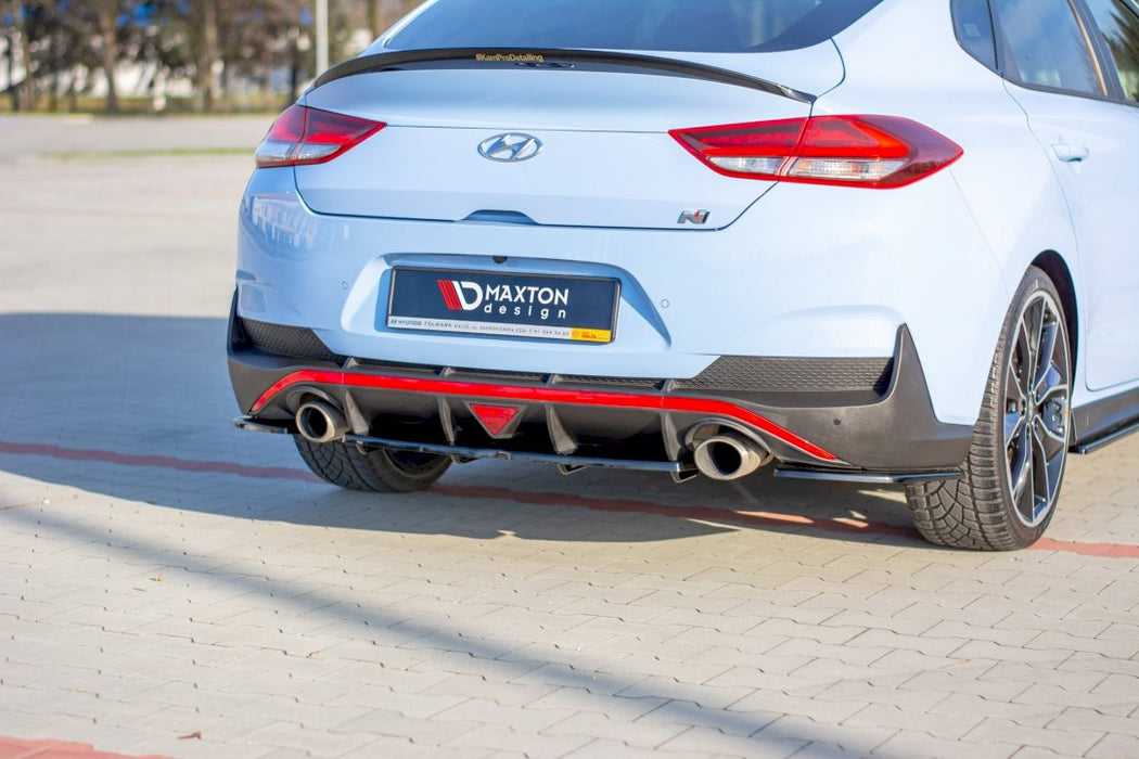 CENTRAL REAR SPLITTER (W/ VERTICAL BARS) HYUNDAI I30 MK3 N FASTBACK (2018-)