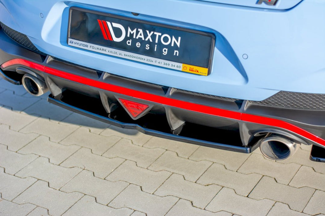 CENTRAL REAR SPLITTER (NO VERTICAL BARS) HYUNDAI I30 MK3 N FASTBACK (2018-)