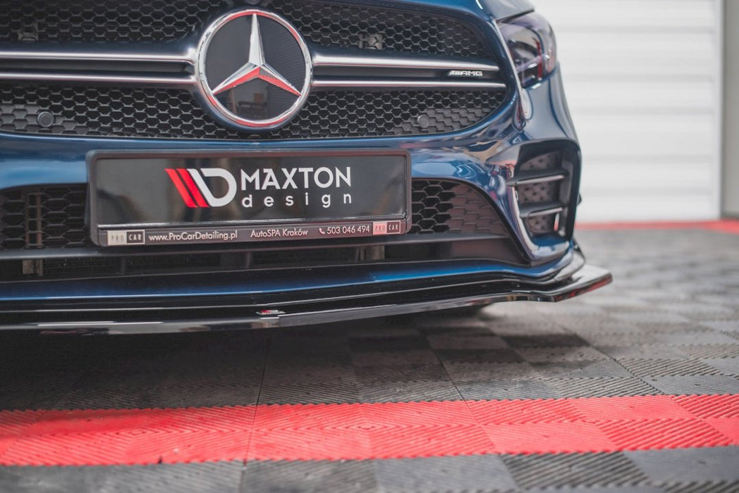FRONT SPLITTER V.1 MERCEDES A35 AMG PREMIUM + W177 (2018-)