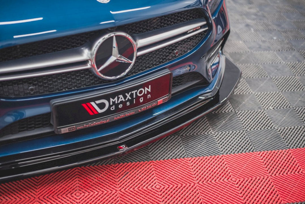 FRONT SPLITTER V.3 MERCEDES A35 AMG PREMIUM + W177 (2018-)