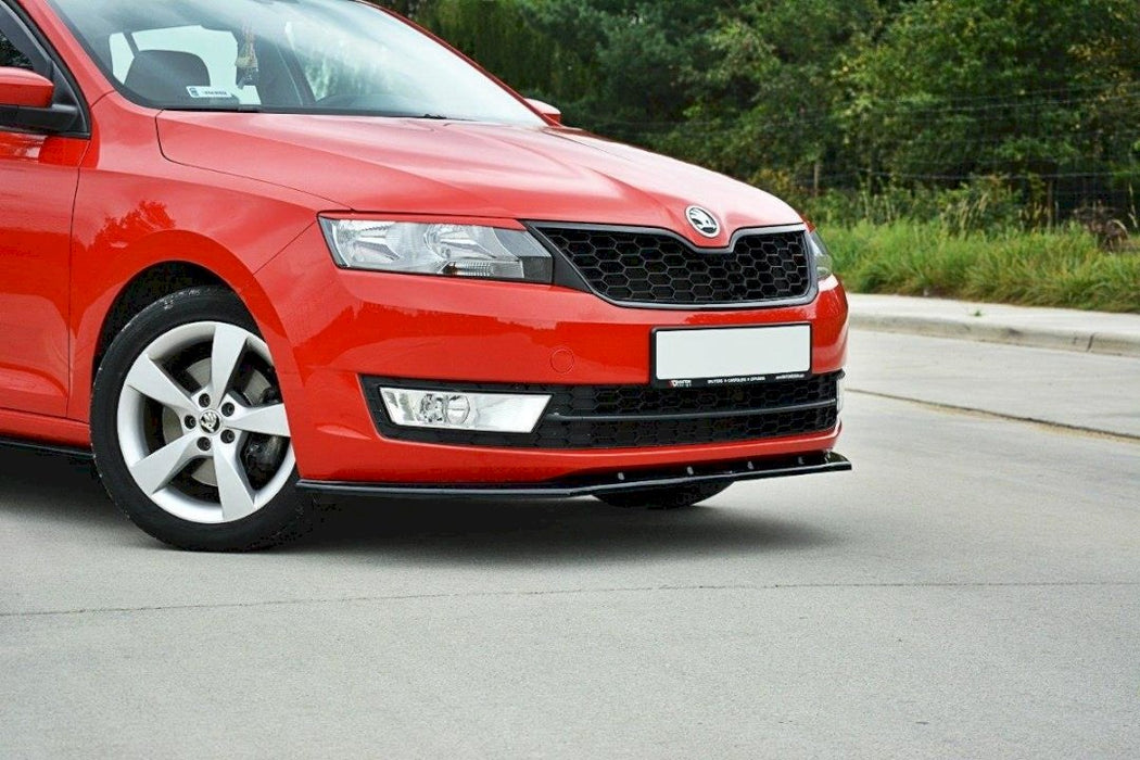 FRONT SPLITTER V2 SKODA RAPID