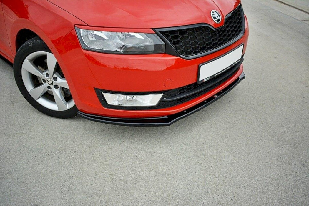 FRONT SPLITTER V2 SKODA RAPID